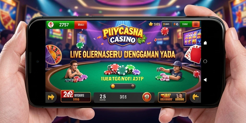 Tampilan gameplay Live Casino yang menarik dan interaktif di 2757.