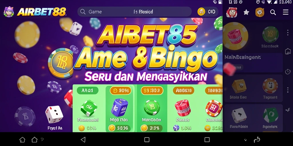 Tampilan gameplay seru dalam permainan Bingo AIRBET88.
