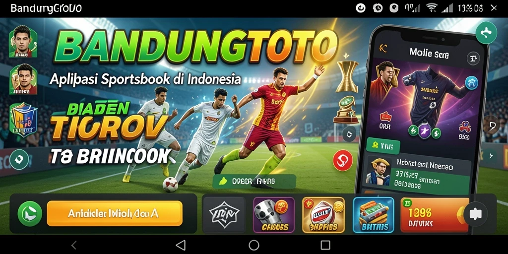 Tampilan gameplay interaktif dari aplikasi BANDUNGTOTO.