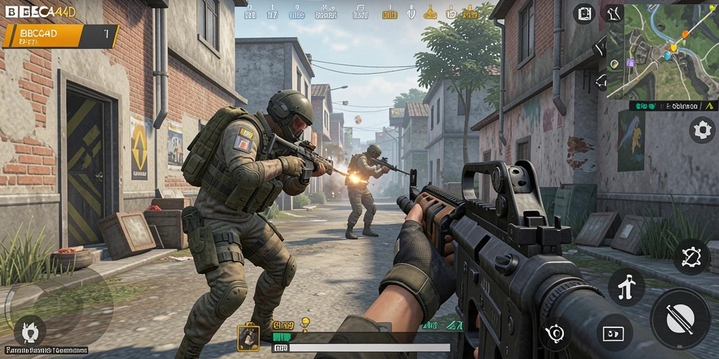 Gameplay BBCA4D yang intens dan menegangkan.
