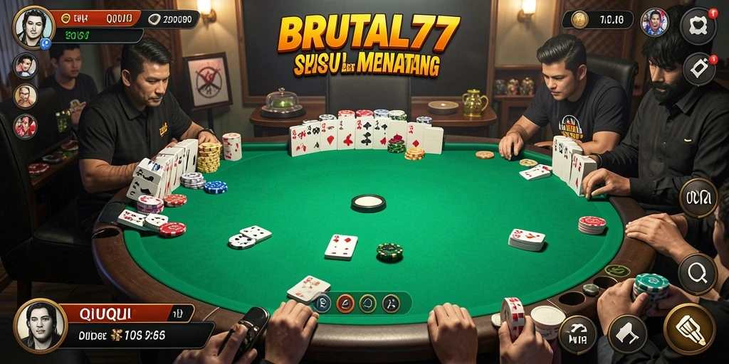 Screenshot gameplay BRUTAL77 yang seru dan kompetitif.