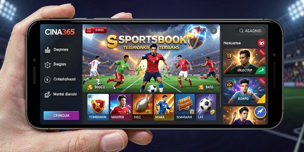 Tampilan menarik dari gameplay Sportsbook CINA365 yang seru dan interaktif.