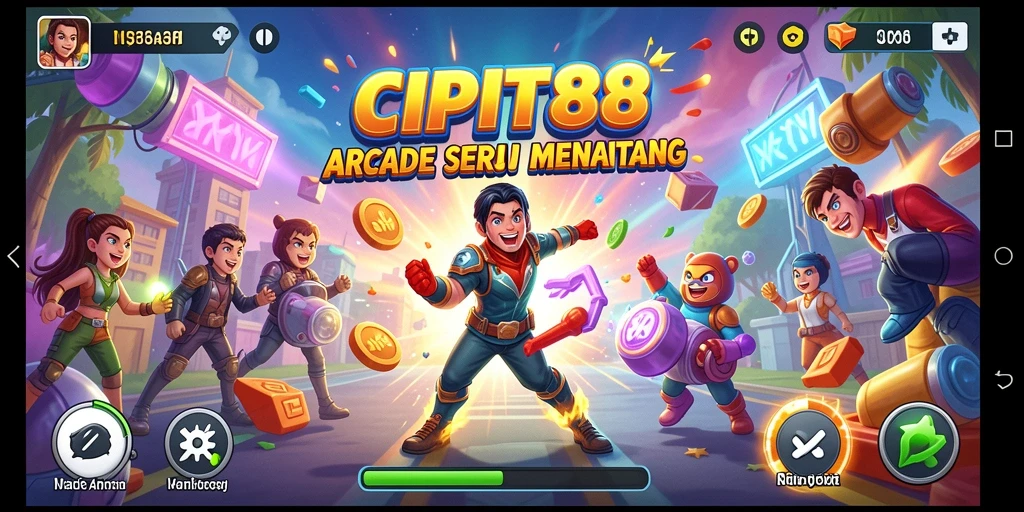Tampilan gameplay seru dan grafis menarik di CIPIT88.