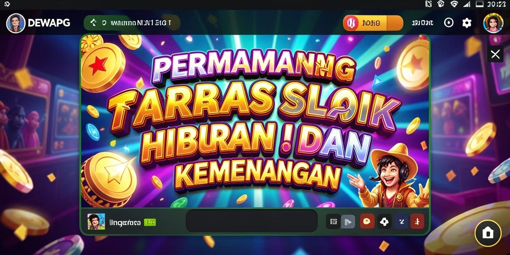 Gameplay DEWAPG yang menyenangkan dengan slot penuh warna.