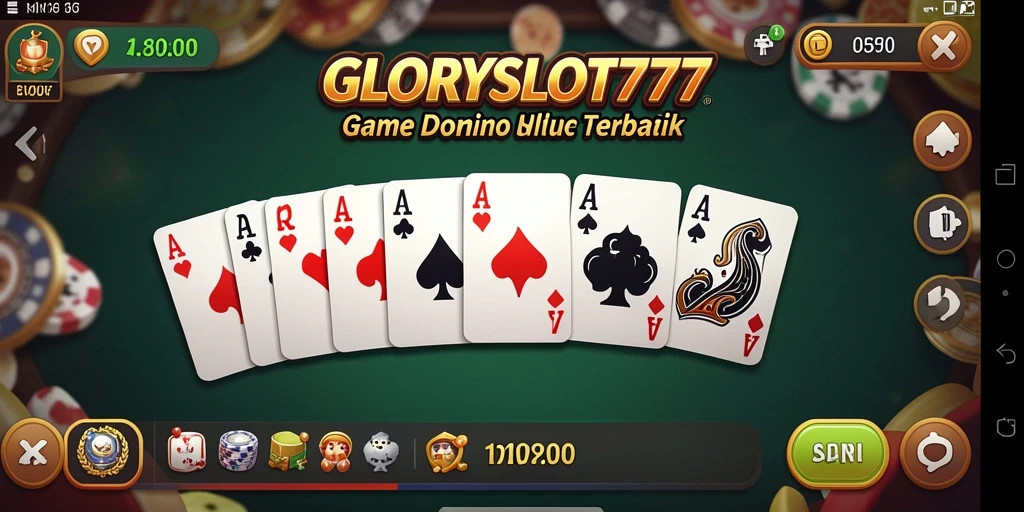 Tampilan gameplay menarik dari GLORYSLOT777 dengan efek visual yang memukau.