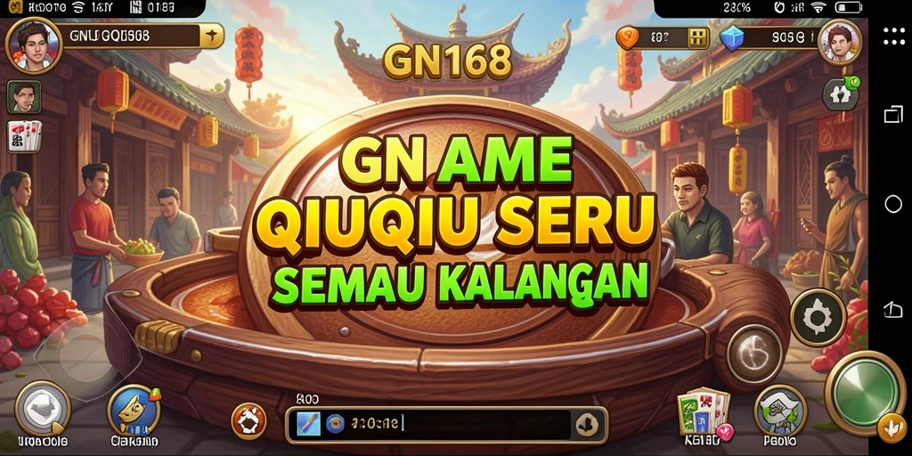 Gameplay seru QiuQiu dalam GN168 yang menantang.
