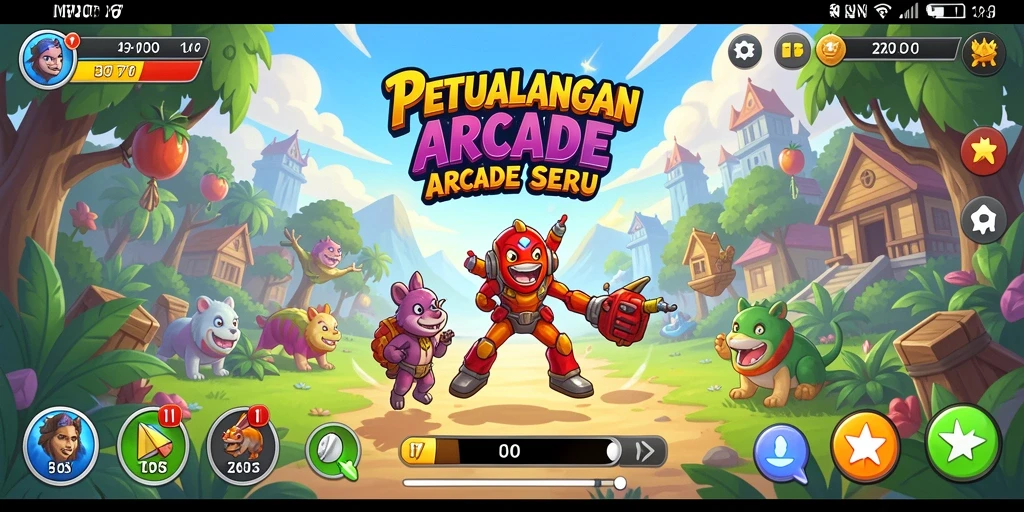 Tampilan gameplay seru MPO76 dengan level dan grafis yang menarik.