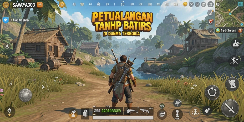 Screenshot Gameplay SAVAYA303 menunjukkan dunia terbuka yang menakjubkan.