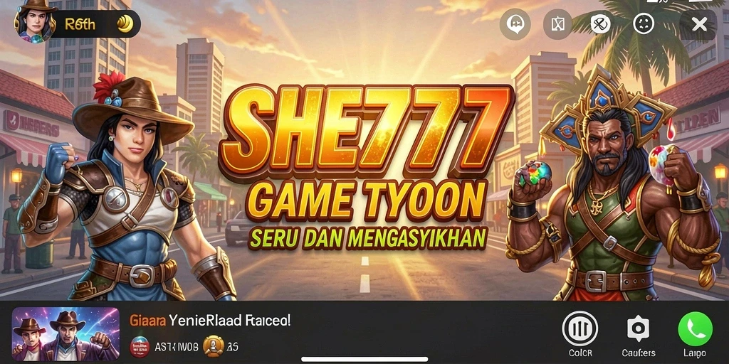 Tampilan gameplay SHE777 menampilkan strategi Tycoon yang mendebarkan.