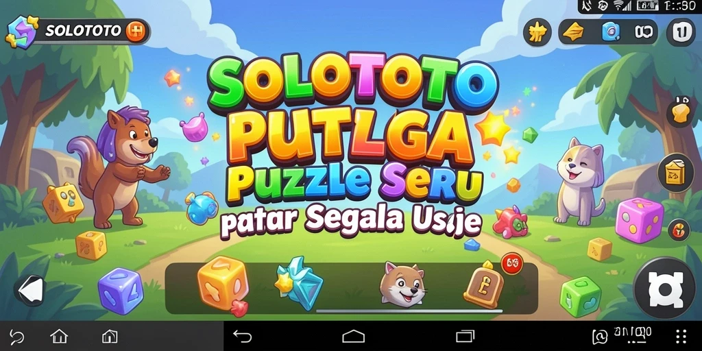 Tampilan gameplay puzzle yang menantang dan menarik di SOLOTOTO.