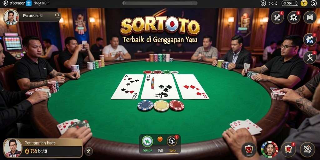 Tampilan gameplay SORTOTO yang seru dan mendebarkan.