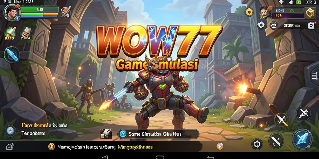 Tampilan gameplay WOW77 yang menarik dalam dunia simulasi.